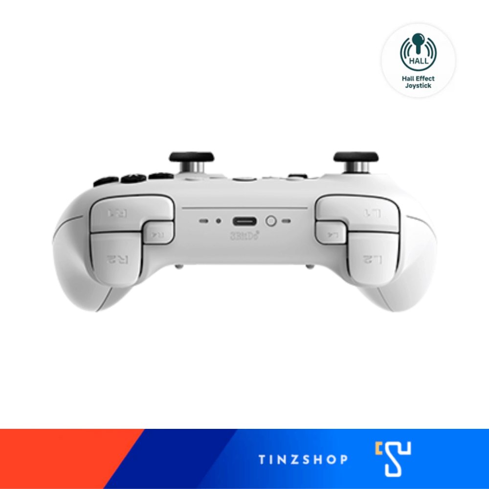 จอยเกมไร้สาย 8BITDO (80ND) ULTIMATE 2 BLUETOOTH & 2.4G สีขาว